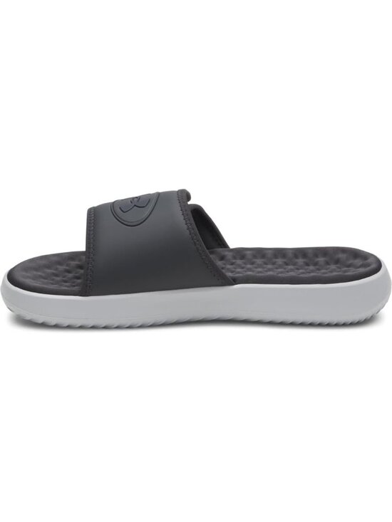 Men\'s Black Solid Ignite Pro Slide Comfort Soft Rubber Slip On Flat Sandal Shoes main image 4